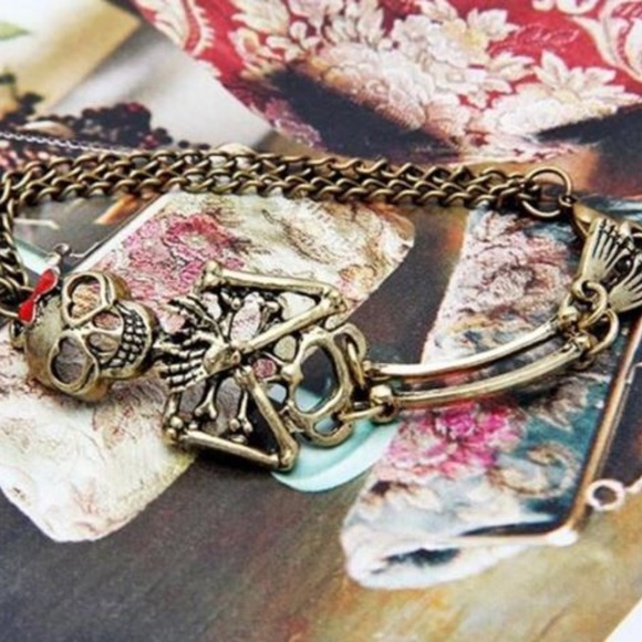 Skull Skeleton Bracelet - Picture 8 of 8